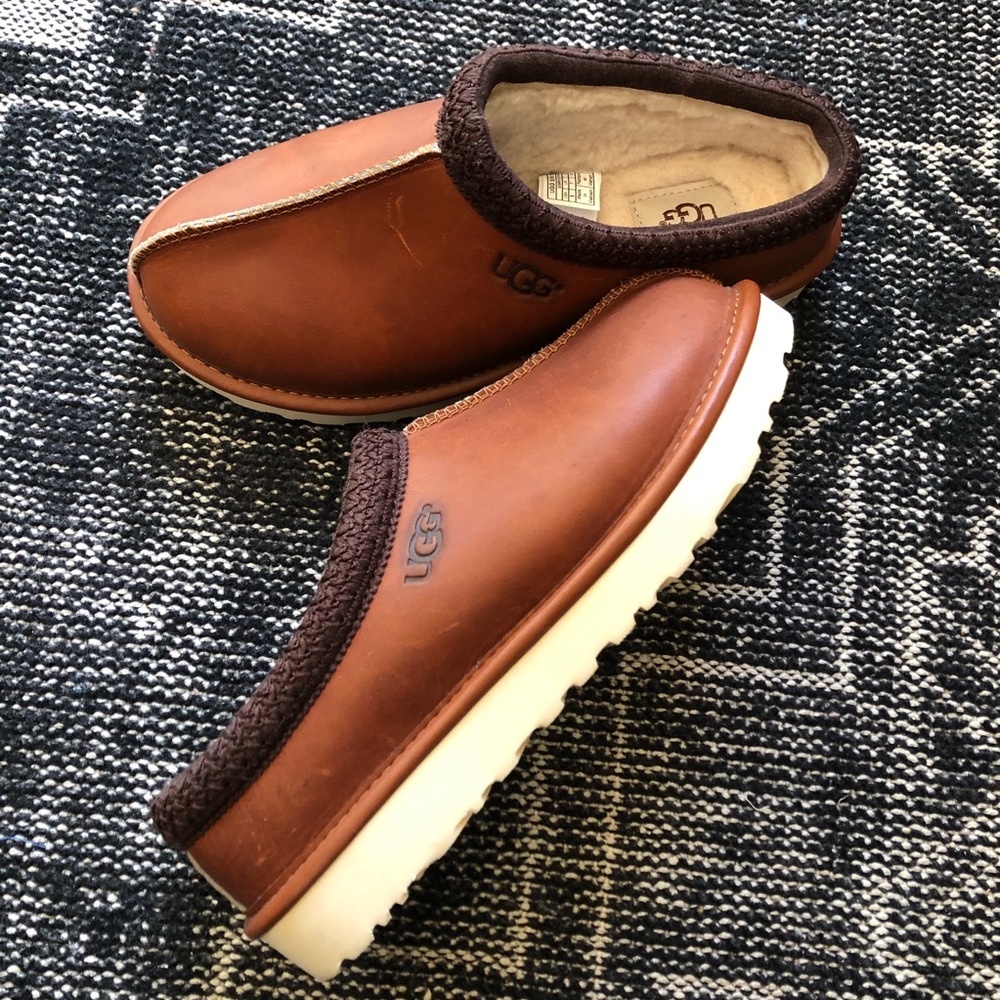 Ugg Mens Tasman Pinnacle Horween Leather Slippers